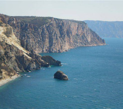 Отличный участок на Фиоленте в 1-й линии от моря, 10 соток